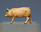 RARE EARLY Circa 1940 CRESCENT FARM SERIES HOLLOWCAST LEAD PIGLET Ref. AA19