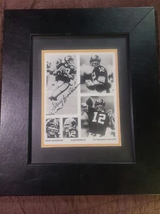 Framed Terry Bradshaw Autographed Photo No COA - Picture 1 of 4