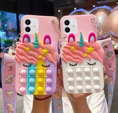 Funda de teléfono con cartera + correa Samsung serie S de diseño unicornio con diseño Samsung Foto 1 de 4