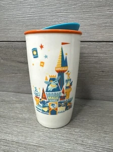 Disney Parks Magic Kingdom Starbucks Ceramic Travel Tumbler - Picture 1 of 6