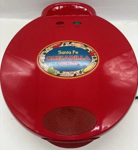 Santa Fe 12" Quesadilla Maker QM2SFR Red Salton 2002 Tested - Picture 1 of 10
