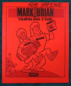 Mark and Brian KLOS 95.5 Werbe-Malbuch O' Fun! Seltenes Geschenk signiert - Bild 1 von 11