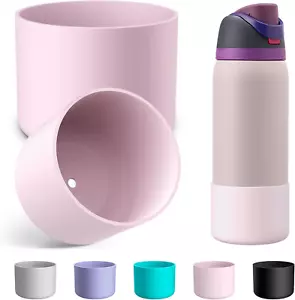 2PCS Silicone Water Bottle Boot for Owala 24Oz 32Oz 40Oz, Anti-Slip Protective S - Picture 1 of 7