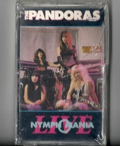 RARE:The Pandoras - LIVE Nymphomania (Cassette 1989 Restless) Promo Cut-Out - Picture 1 of 4