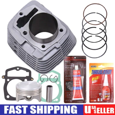 Cylinder Piston Gasket Top End Kit for 2003-2019 Honda CRF230F SL230 XR230 230cc Foto 1 de 4