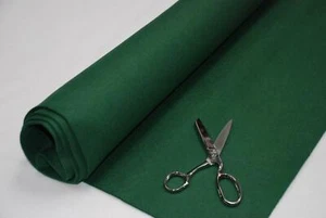 3mm THICK Acrylic Felt Baize Craft/Poker Fabric/Material HOLLY - Picture 1 of 1