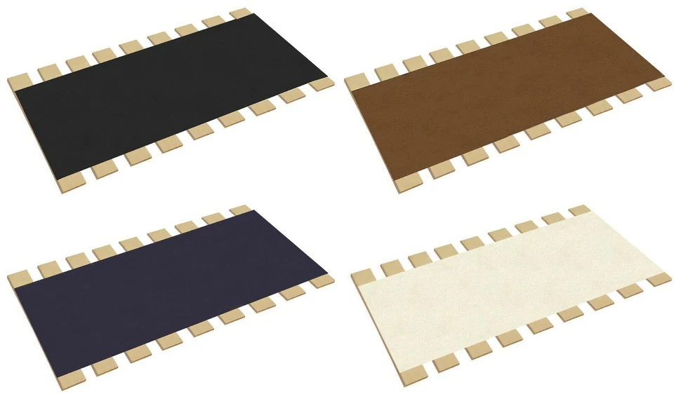 Bed Slats Queen Size with Canvas Fabric Custom Mattress Platform Support Boards - Image 1 of 1