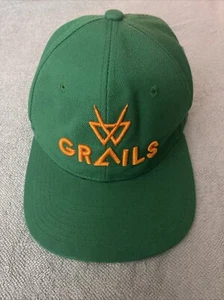 Grails Miami Green And Orange Adjustable Strapback Hat/Cap - Picture 1 of 8