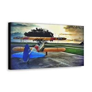 Stearman at Dawn Canvas Galerie Wrap - Bild 1 von 25