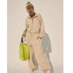 Free People Movement Cream Brightside Jumpsuit XS - Bild 1 von 12