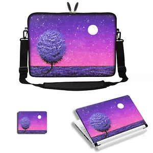Neopren Laptoptasche mit Schultergurt & passender Haut Mauspad passt 17,3" 3121 - Bild 1 von 5