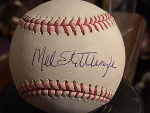 MEL STOTTLEMYRE Plus 1 SIGNED AUTOGRAPHED OML BASEBALL!  Yankees, Mets! - Picture 1 of 5