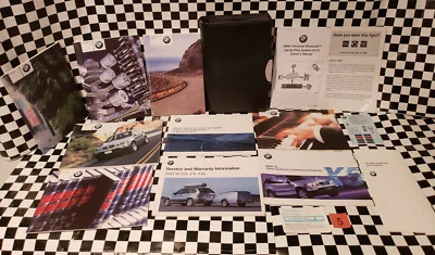 2003 BMW X5 3.0i, 4.4i, 4.6is руководство пользователя с другими книгами и документацией 15 шт. - Изображение 1 из 4