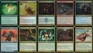 Magic MTG Commander's Arsenal 10 Oversized Cards Sliver Queen Grimgrin and more! - Picture 1 of 1