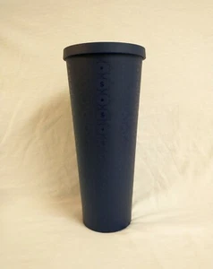 Starbucks 2017 Matte Navy Blue S And Star Logo 24 oz Venti Tumbler - Imagen 1 de 9