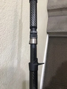 GRAPHITE USA CUSTOM MADE CASTING JIGGING FISHING ROD 6’6”FT  10-20LB TURNS GUIDE - Picture 1 of 18
