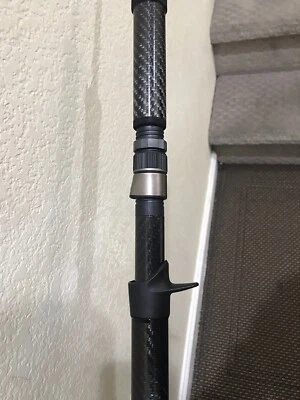 GRAPHITE USA CUSTOM MADE CASTING JIGGING FISHING ROD 6’6”FT  10-20LB TURNS GUIDE - Image 1 of 4