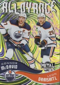 2020-21 Skybox Metal Universe Alloyance Leon Draisaitl/Connor McDavid #AL-9 - Picture 1 of 2
