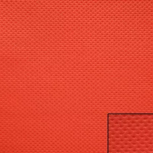 Omnova Boat Fuzzy Back Vinyl Ruby Red Nexus Weave 54 Inch - YARD - Picture 1 of 2