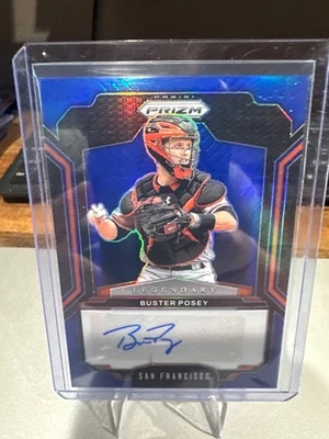 Prizm Buster Posey Legendary Signatures 2025 Prizm Blue Auto #/49 Giants 🔥🔥 Foto 1 de 2