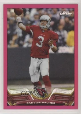 2013 Topps Chrome BCA Pink Refractor /399 Carson Palmer #44 - Image 1 of 2