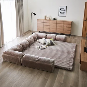 Warmes und glattes niedriges Doppel-Ecksofa mit Waschbar C 92,5x167,5 240x215cm - Bild 1 von 34