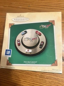 Corvette's 50th Anniversary Hallmark Keepsake Ornament "Join the Caravan" GM Set - Picture 1 of 6