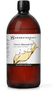 N2 Olio Di Mandorle Dolci Naturale - 900Ml - Vegan, Senza OGM - Ideale per L’Aro - Foto 1 di 12