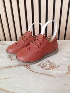 Meckior Toddler Boys Girls Dress Shoes Little Kid Oxford UK 8.5 Brand New - Picture 1 of 7