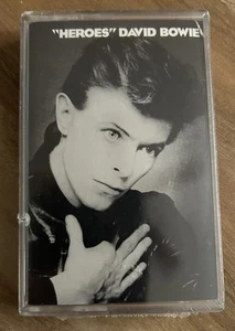DAVID BOWIE - HEROES CASSETTE REISSUE REMASTERED RYKO SEALED - Picture 1 of 3