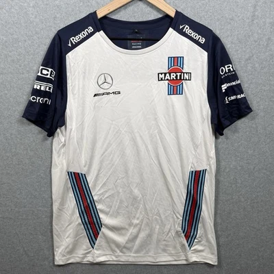 Vintage Mercedes AMG Williams Racing Martini Formula F1 T-Shirt Men's Size M - Image 1 of 4