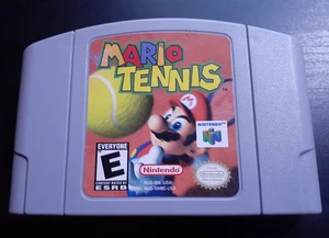 MARIO TENNIS Nintendo 64 N64 divertente classico 4 giocatori super gioco autentico e testato - Foto 1 di 2