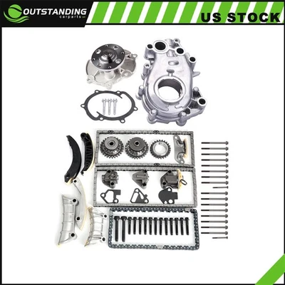 ?Timing Chain Kit Water Oil Pump Bolts For 2007 SATURN AURA 3.6L V6 DOHC - Image 1 of 4