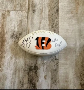 Cincinnati Bengals #5 AJ MCCARRON ¡Fútbol americano NFL firmado autografiado! QUIÉN DEY- FS!! - Imagen 1 de 6
