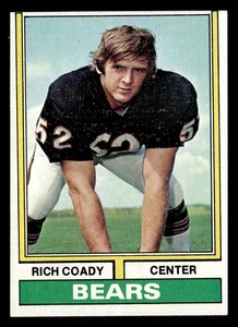 1974 Topps Rich Coady #18 EX-MT Chicago Bears - Picture 1 of 2