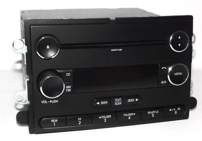 Reproductor de CD Mercury Sable 2009 Radio AM FM MP3 - Parte 8G1T-18C869-FA - Borde cromado Foto 1 de 4