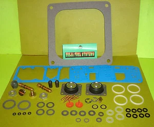 REBUILD KIT W .110 N&S BLUE REUSABLE GASKETS 4500 HOLLEY DOMINATOR 1050 1150 - Picture 1 of 1