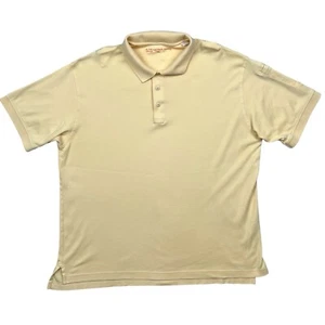 5.11 Tactical Series Shirt Men's Size XL Yellow Cotton Polo Pockets Conceal Work - Picture 1 of 16