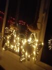 2x Lumineo Micro LED 15 Star w/Rope Warm White Chrstmas Decoration Stars Lights