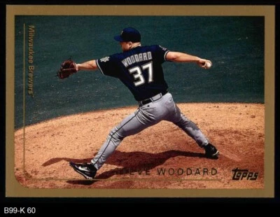 1999 Topps #60 Steve Woodard Brewers 8 - NM/MT - Image 1 of 2
