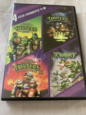 Teenage Mutant Ninja Turtles Original Movie II III & TMNT DVD 4 Film Favorites - Image 1 of 4