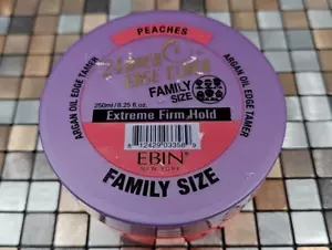 EBIN NEW YORK 24 Hour Edge Tamer Refresh Extreme Firm Hold 250ml, Peaches - Picture 1 of 5