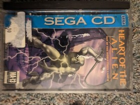 Heart of the Alien (SEGA CD) case and manual. Disc is damaged