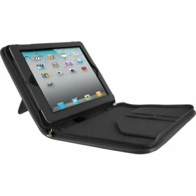rooCASE исполнительный портфолио кожаный чехол для новый iPad и iPad 2 / IPad 3 (черный) - Изображение 1 из 4