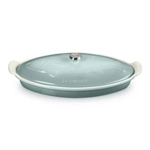 Plato para hornear de gres con sal marina Le Creuset Heritage Fish Baker 34 cm - Imagen 1 de 8