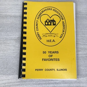 Vtg Cookbook 1996 Perry County Homemakers Education Assoc 50 Years of Favorites - Picture 1 of 10