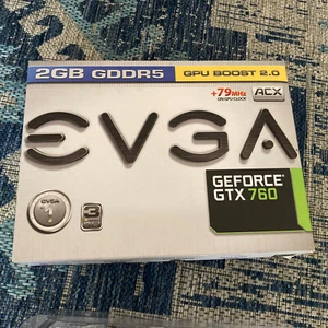 EVGA GEFORCE GTX 760 2GB "BOX ONLY NO GRAPHICS CARD" - Picture 1 of 4