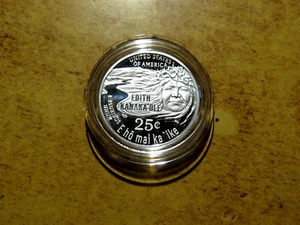 Limited Edition 2023-S E. Kanakaole Quarter Gem DCAM Proof 99.9% Silver FREE D12 - Picture 1 of 2