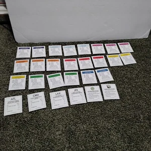Juego de mesa de banca electrónica Monopoly 2007 reemplazo 28 títulos de propiedad - Imagen 1 de 9