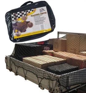 Cargo Trailer Net 1.5m x 2.2m Ute Tray or Trailer Bungee Cord & Hooks Road Legal - Picture 1 of 8